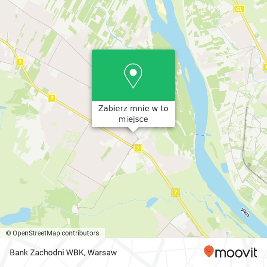 Mapa Bank Zachodni WBK