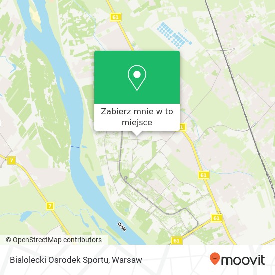 Mapa Bialolecki Osrodek Sportu