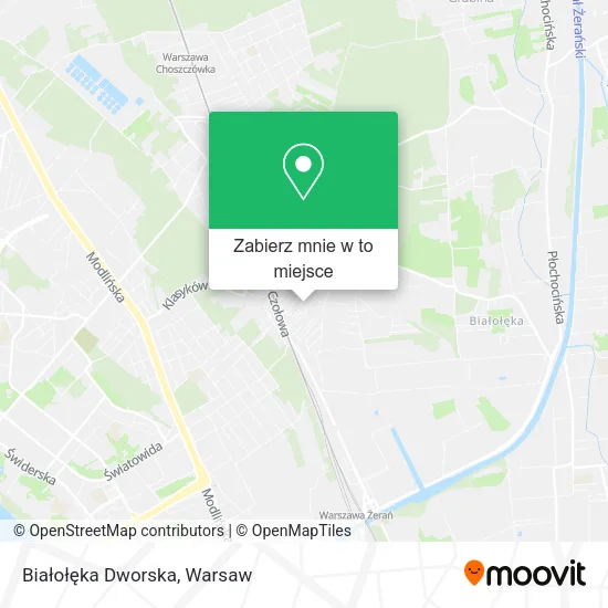 Mapa Białołęka Dworska