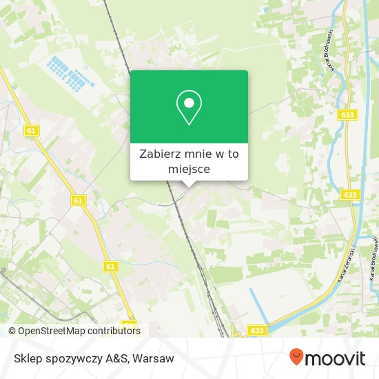 Mapa Sklep spozywczy A&S