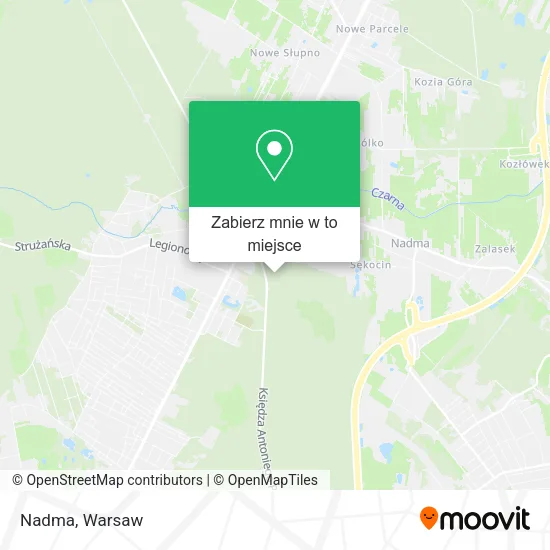 Mapa Nadma