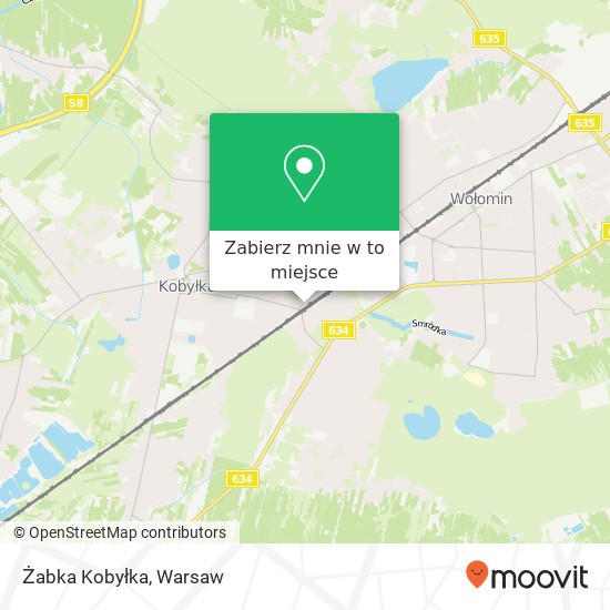 Mapa Żabka Kobyłka