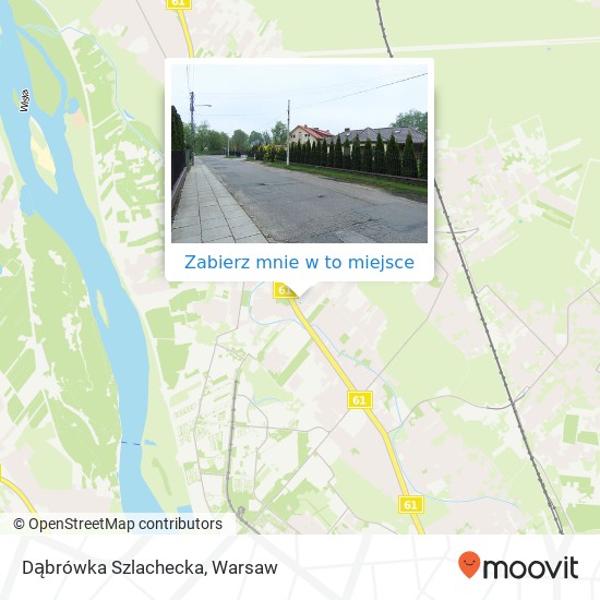 Mapa Dąbrówka Szlachecka