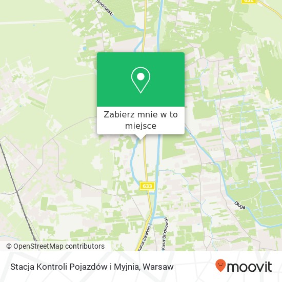 Mapa Stacja Kontroli Pojazdów i Myjnia