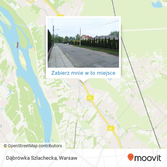 Mapa Dąbrówka Szlachecka