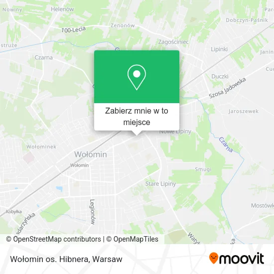 Mapa Wołomin os. Hibnera