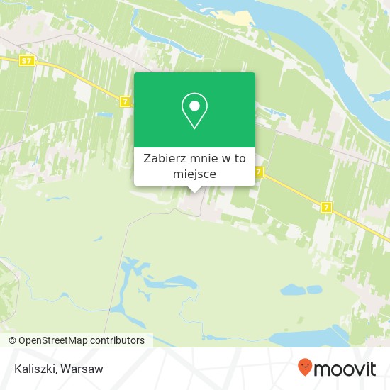 Mapa Kaliszki