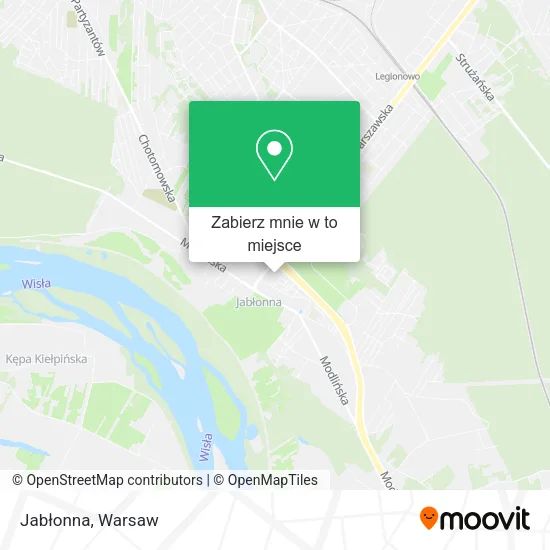 Mapa Jabłonna