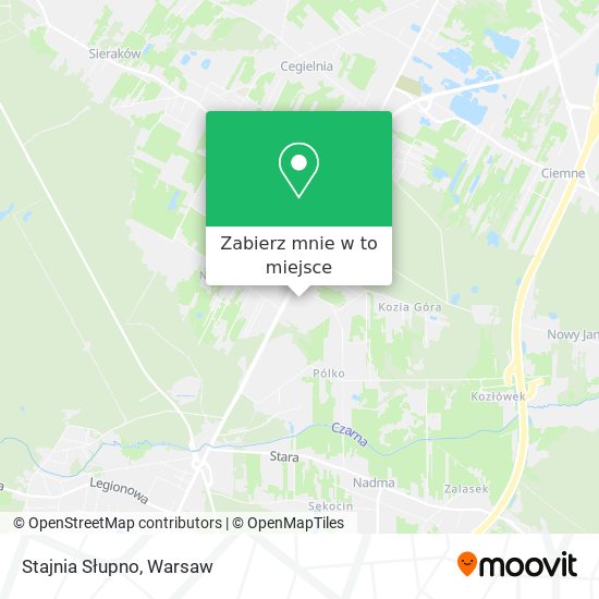 Mapa Stajnia Słupno