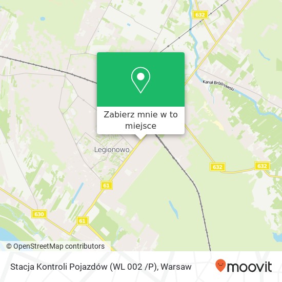 Mapa Stacja Kontroli Pojazdów (WL 002 /P)