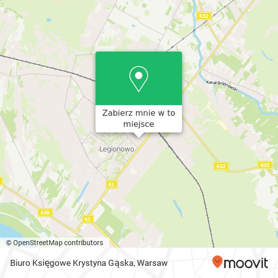 Mapa Biuro Księgowe Krystyna Gąska