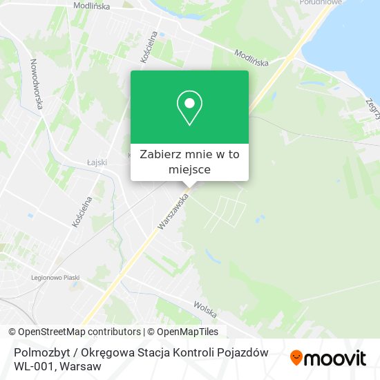 Mapa Polmozbyt / Okręgowa Stacja Kontroli Pojazdów WL-001