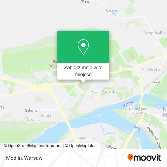 Mapa Modlin
