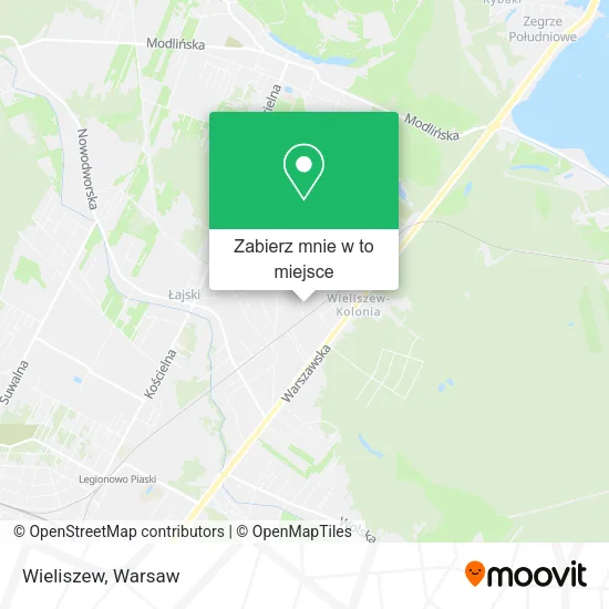 Mapa Wieliszew