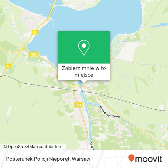 Mapa Posterunek Policji Nieporęt