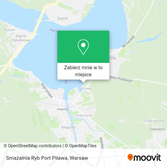 Mapa Smażalnia Ryb Port Pilawa