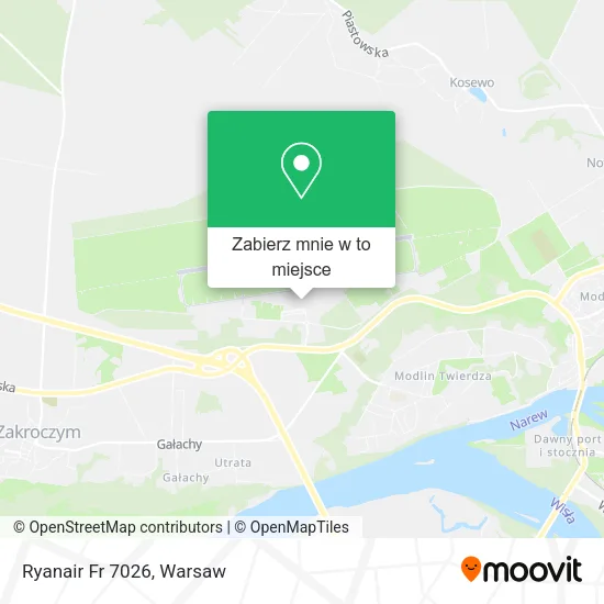 Mapa Ryanair Fr 7026