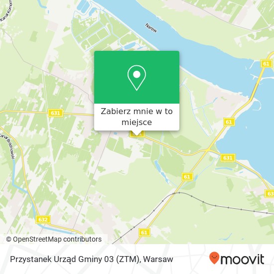 Mapa Przystanek Urząd Gminy 03 (ZTM)