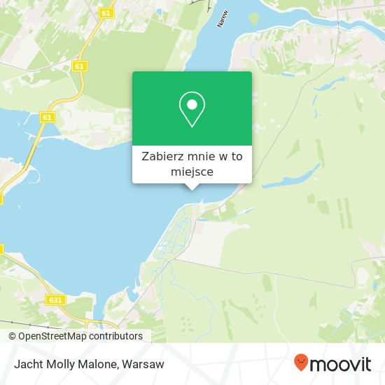 Mapa Jacht Molly Malone