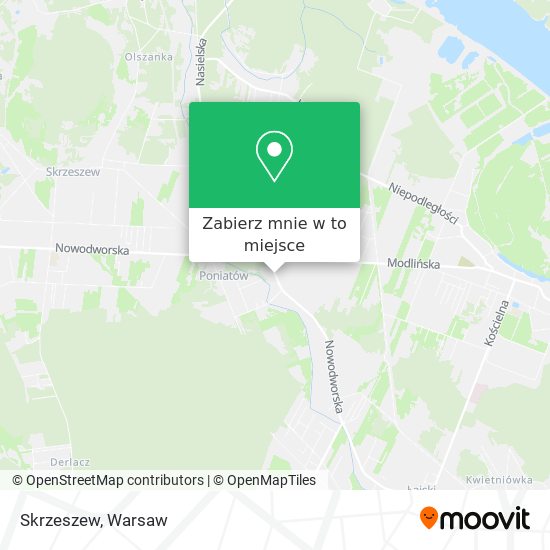 Mapa Skrzeszew