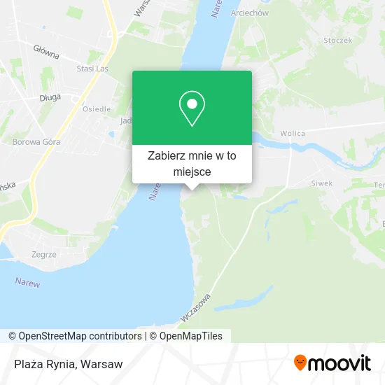Mapa Plaża Rynia