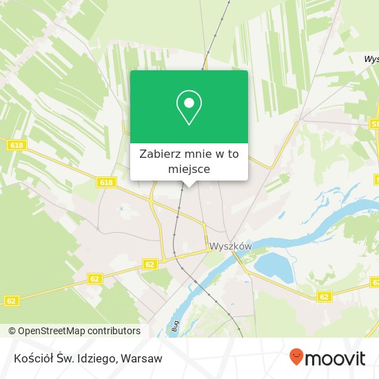 Mapa Kościół Św. Idziego