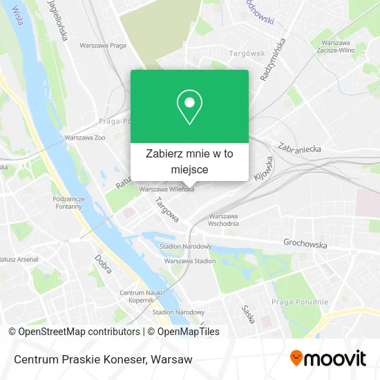 Mapa Centrum Praskie Koneser