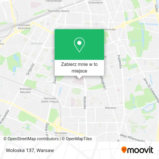 Mapa Wołoska 137