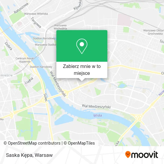 Mapa Saska Kępa