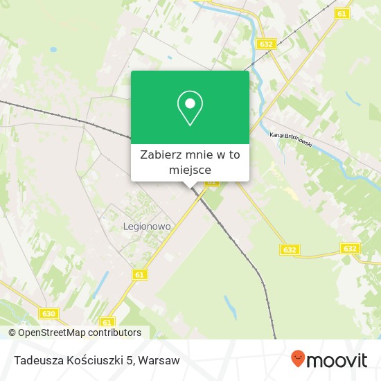 Mapa Tadeusza Kościuszki 5