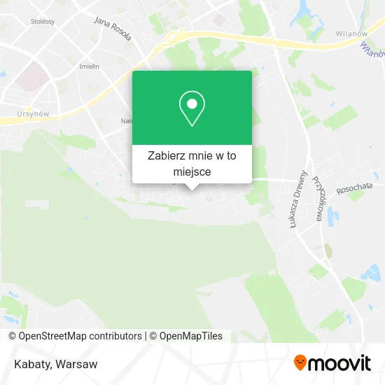 Mapa Kabaty