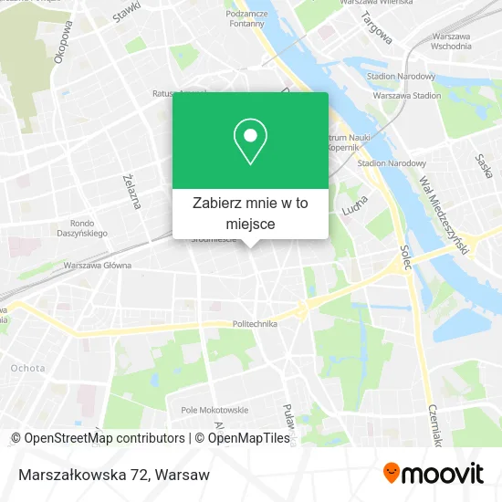 Mapa Marszałkowska 72