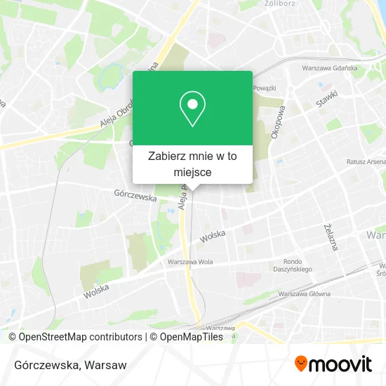 Mapa Górczewska