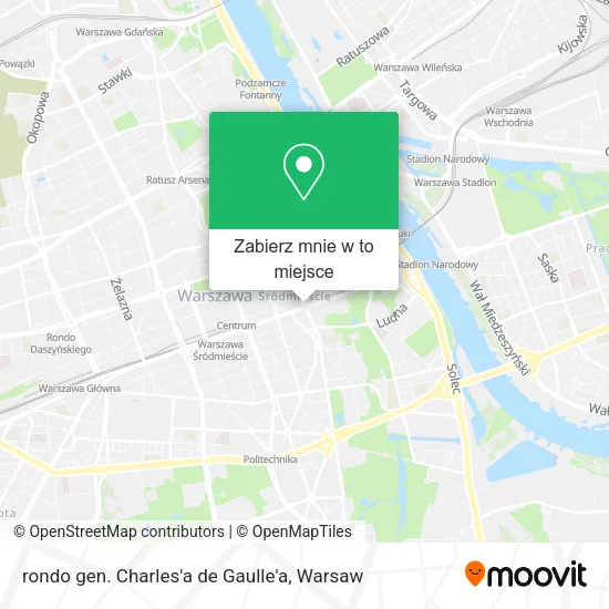 Mapa rondo gen. Charles'a de Gaulle'a
