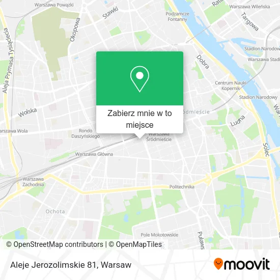 Mapa Aleje Jerozolimskie 81