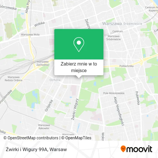 Mapa Żwirki i Wigury 99A