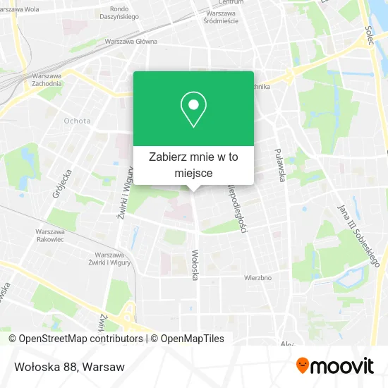 Mapa Wołoska 88