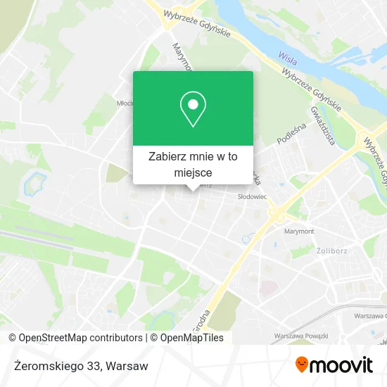Mapa Żeromskiego 33