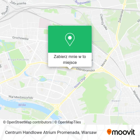 Mapa Centrum Handlowe Atrium Promenada