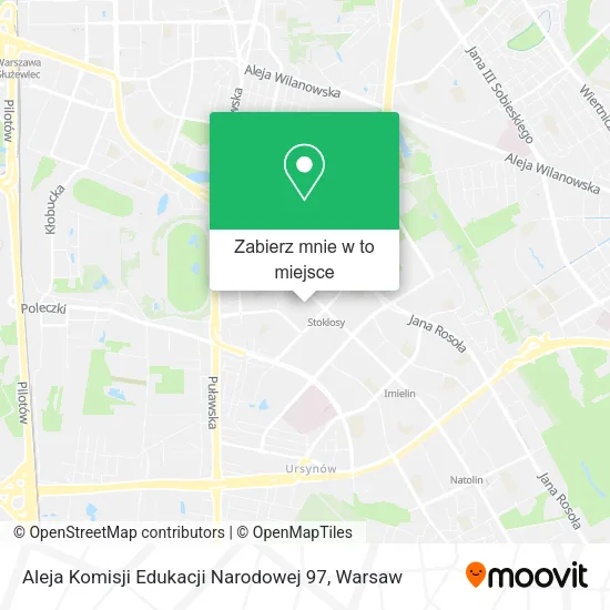 Mapa Aleja Komisji Edukacji Narodowej 97