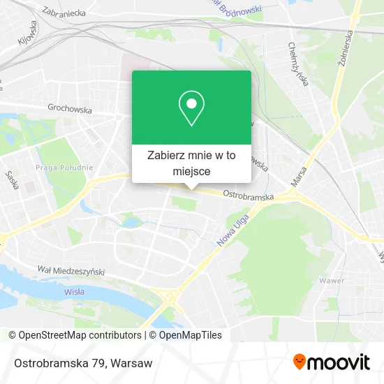 Mapa Ostrobramska 79