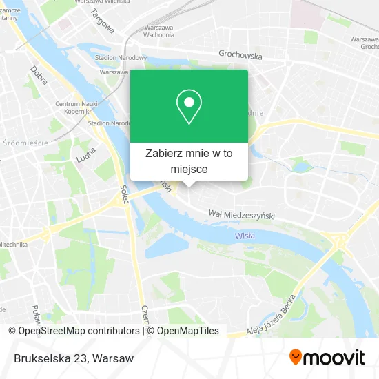 Mapa Brukselska 23