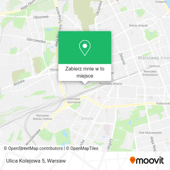 Mapa Ulica Kolejowa 5