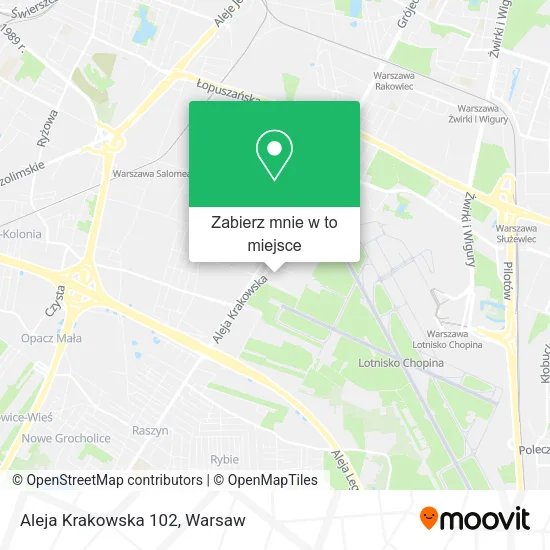 Mapa Aleja Krakowska 102