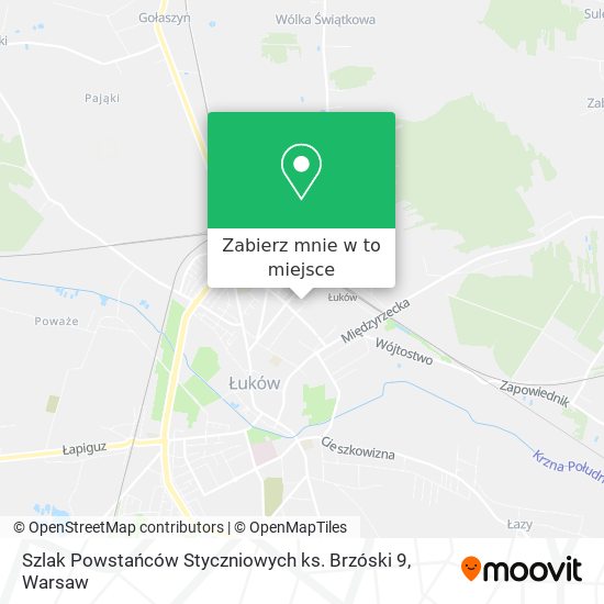 Mapa Szlak Powstańców Styczniowych ks. Brzóski 9