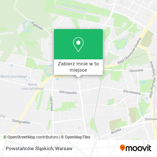 Mapa Powstańców Śląskich