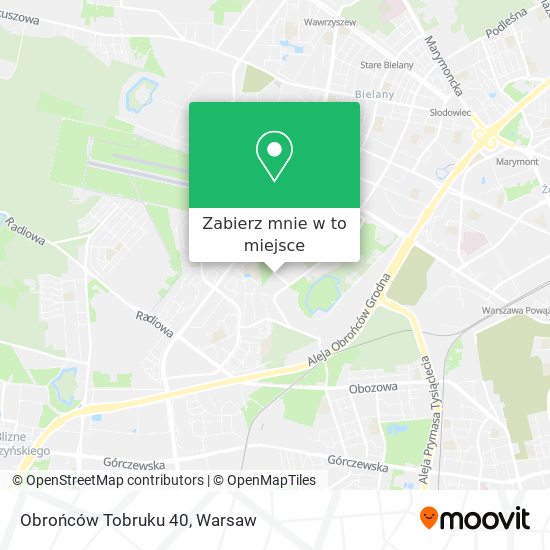 Mapa Obrońców Tobruku 40