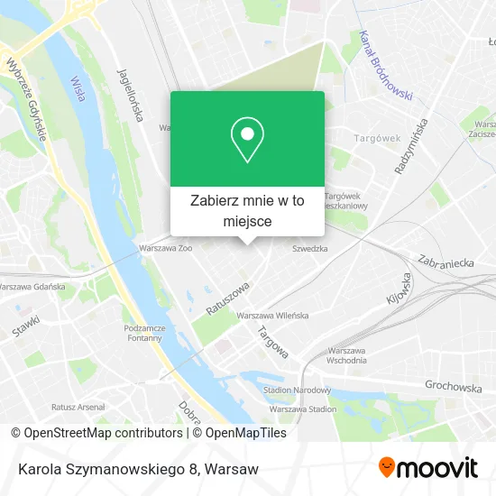 Mapa Karola Szymanowskiego 8