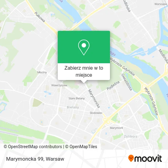 Mapa Marymoncka 99