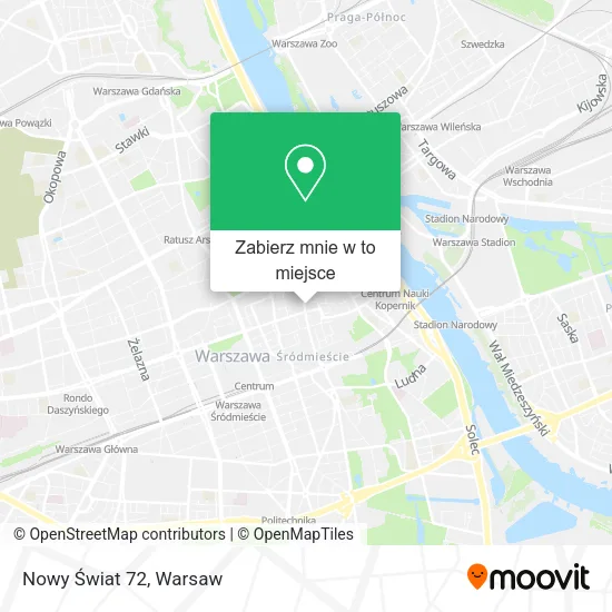 Mapa Nowy Świat 72